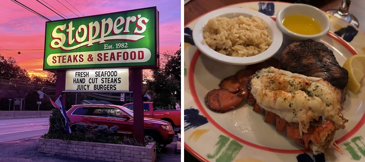 Stopper's Steak and Seafood Menu
