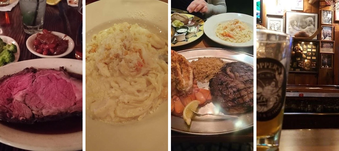 Stopper's Steak and Seafood Menu